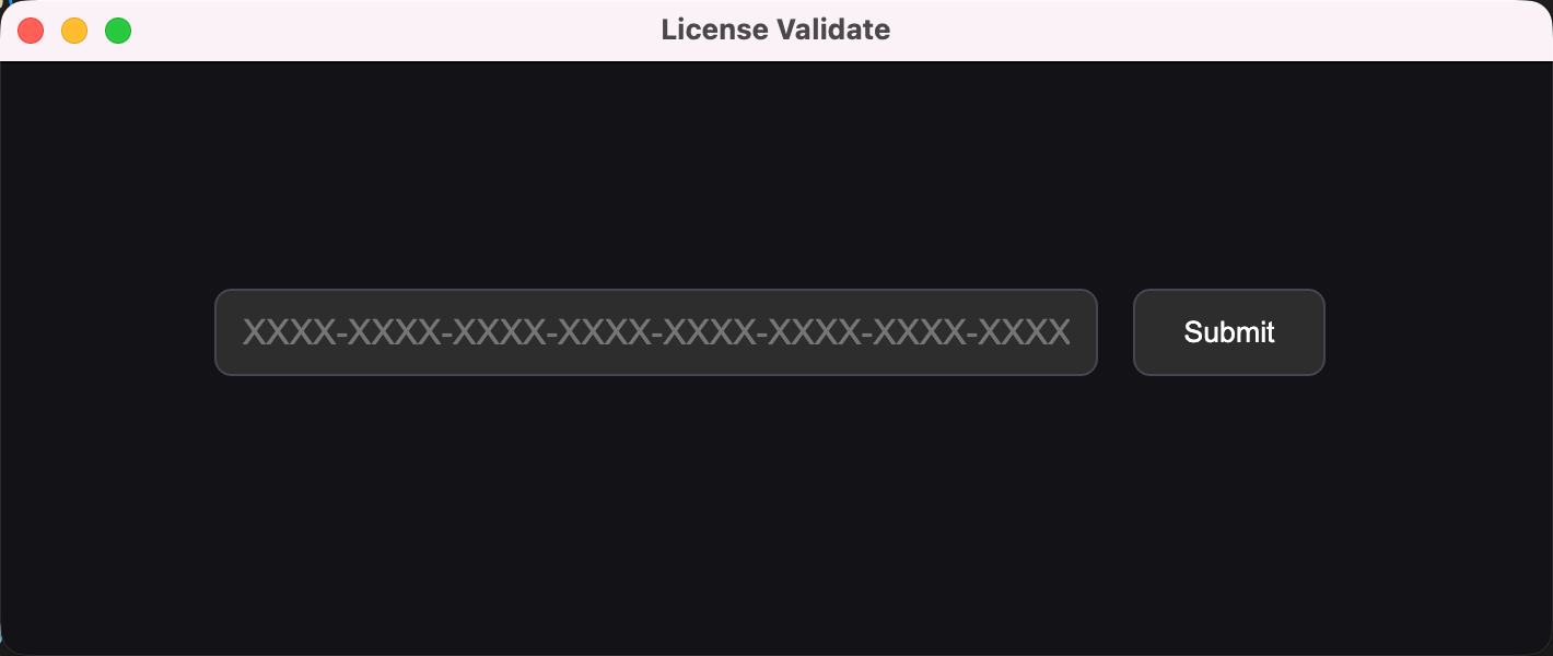 License-Validate OverView